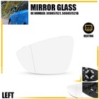 Fits 09-17 EOS, CC, 2012 2013-18 Passat CC Driver Mirror Glass No Rear Mount US