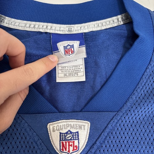 Reebok NFL Reggie Wayne Colts Jersey Blue 87 Football Indianapolis Size 2XL - Picture 4 of 10
