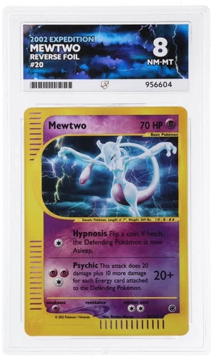 ACE 8 Mewtwo Reverse Holo 20/165 Expedition Ace Label Graded Card