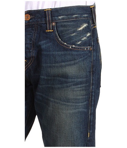 NEW True Religion Jeans Men Bobby Phoenix Dark Blue Straight Leg Denims 33 x 34 - Picture 6 of 6