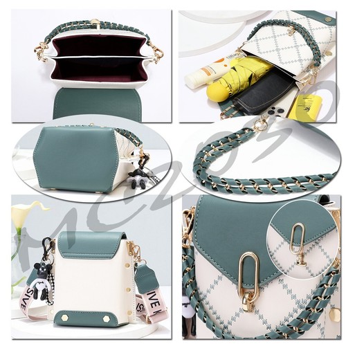 Brand New Faux leather Gift for girls EnvelopeShoulder bag/Hand bag -Black - Picture 4 of 4