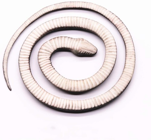 Serpientes de goma realistas - 4 piezas serpiente de goma falsa de 29 pulgadas para mantener alejadas a las aves - Imagen 3 de 8