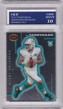 TUA TAGOVAILOA ROOKIE CARD $$ GEM MINT 10 Miami Dolphin 2020 Dynagon Football RC