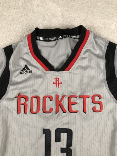 Adidas NBA Houston Rockets James Harden Racing Basketball Jersey Size Small - Picture 7 of 16