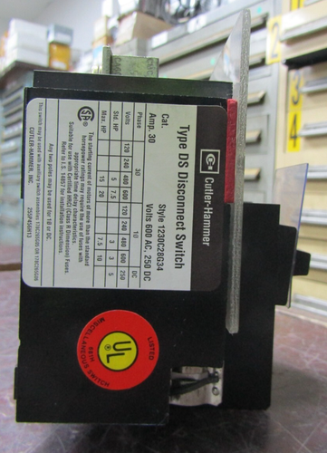😀 INTERRUPTOR DE DESCONEXIÓN FUSIBLE ALLEN BRADLEY 30 AMP TIPO DS 600 VAC 20 HP 3Ø - Imagen 12 de 15