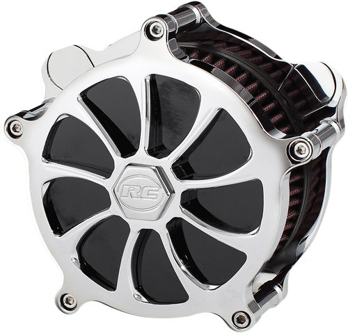 RC Components Chrome Revolt Air Filter 2017-2023 Harley Touring Models FLHT FLTR