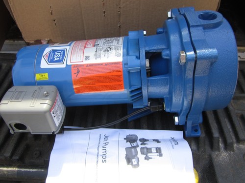 Goulds J5 1/2HP Convertible Water Well Jet Pump 115/230V Single Phase J+Plus - Picture 7 of 15