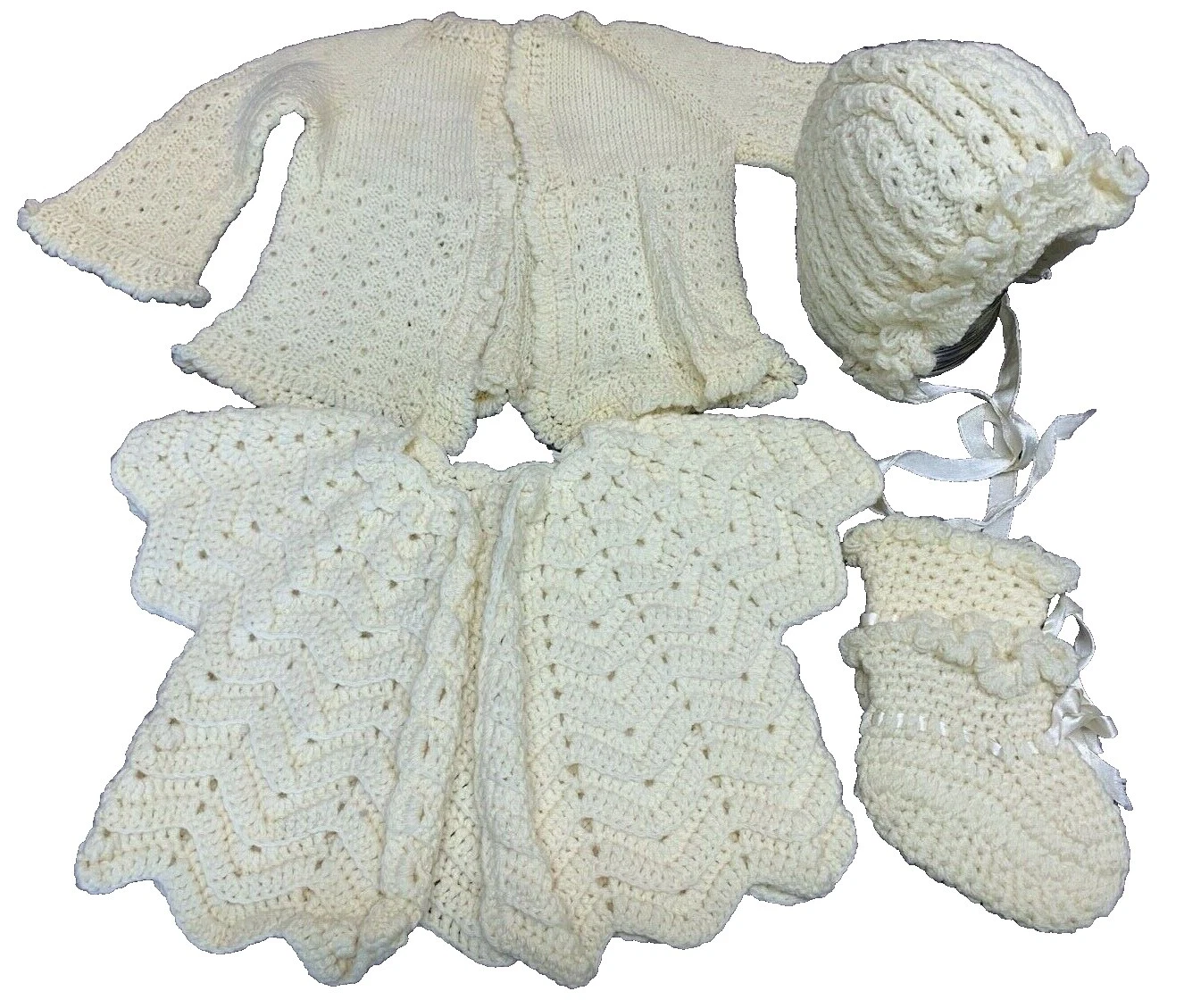 Handmade Niños Unisex Vintage conjuntos de ropa para niños