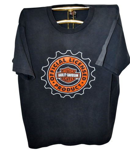 Vtg Harley-Davidson Single Stitch T-Shirt OFFICIAL LICENSED LOGO 1995 Green Bay - Picture 1 of 5