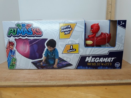 PJ Masks Owlette Megamat Vehicle Included 31.5" x 27.5" Soft Purple felt Mat.