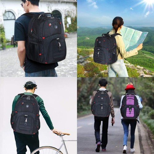 Extra Large 50L Travel Laptop Backpack with USB Charging Port, College Backpack - Picture 8 of 11