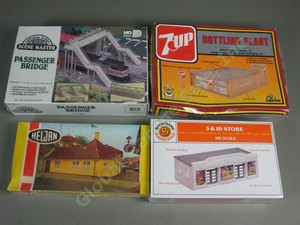 AHM-7UP-Bachmann-5-10-Dime-Store-Passenger-Bridge-Heljan-Andersens-House-Lot-NR