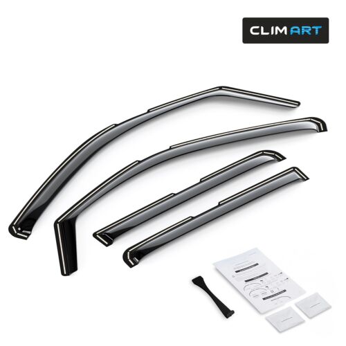 Sun Rain Visors Wind Rain Guards for 2022-2025 Nissan Frontier Crew Cab - 第 7/8 張圖片