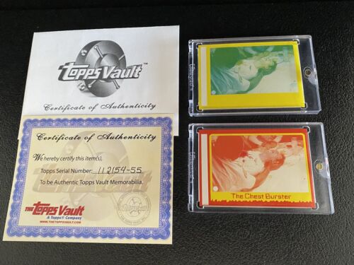 Alien 1979 Topps Vault Color Proof Set The Chest Burster John Hurt Rookie Card - Picture 2 of 11