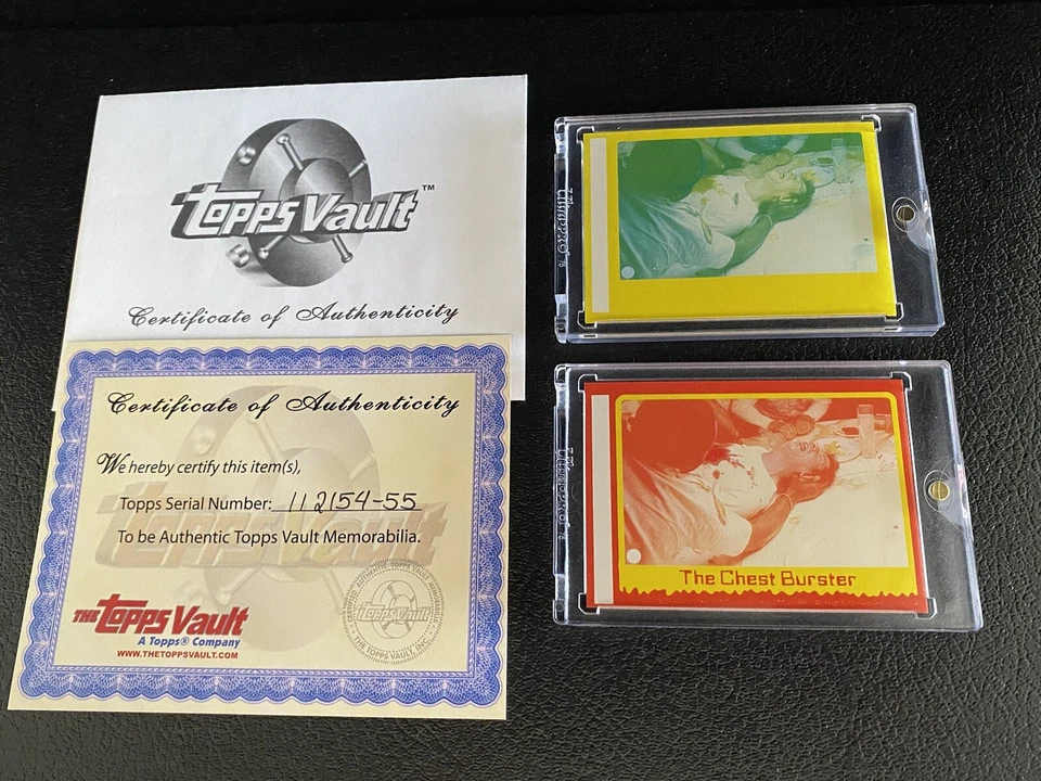 Alien 1979 Topps Vault Color Proof Set The Chest Burster John Hurt Rookie Card - Image 2 of 4