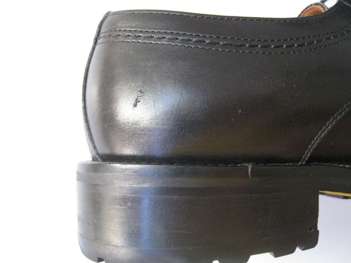 FACONNABLE ALAN SPLIT TOE BLACK LEATHER OXFORD MEN display picture 1
