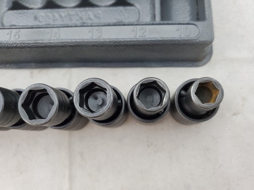 Snap On 207IPFM Metric Flank Drive Shallow Impact Swivel Socket Set, 7Pc 3/8Dr - Bild 6 von 10