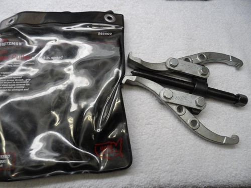 Craftsman 2 Backen, großer Zahnradabzieher, Made in USA mit Tasche - Teil # 46903 (gebraucht)