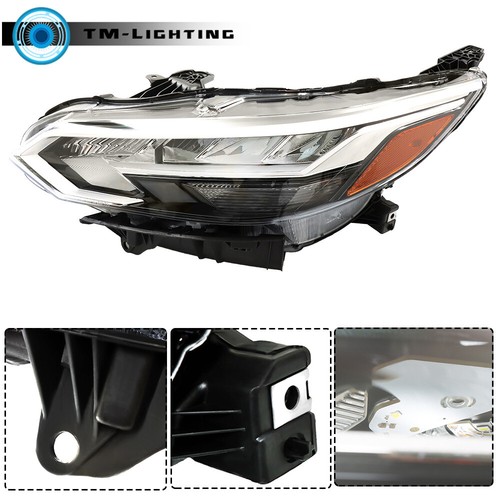 For 2020 2021 2022 Nissan Sentra S SV Left Side LED Type Headlight Black&Chrome - Picture 7 of 8