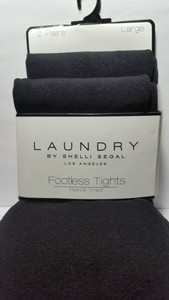van Segal Lined Shelli Large L Panty Laundry 2 731351700645 Footless Fleece Pack Black xgdT6qw