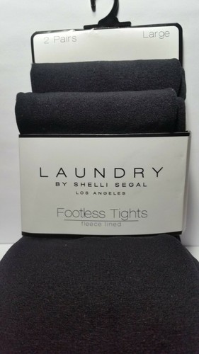 van Segal Lined Shelli Large L Panty Laundry 2 731351700645 Footless Fleece Pack Black xgdT6qw