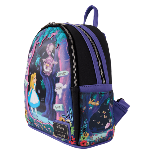 Alice in Wonderland Tulgey Wood Lenticular Mini Backpack - Picture 4 of 6
