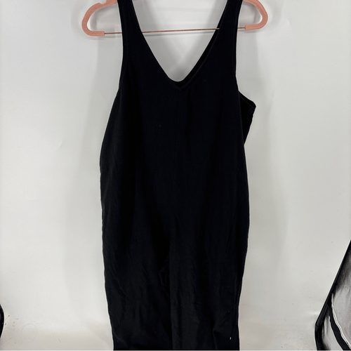 Tuta donna senza maniche Pact All Ease cotone biologico nero Large - Foto 2 di 7