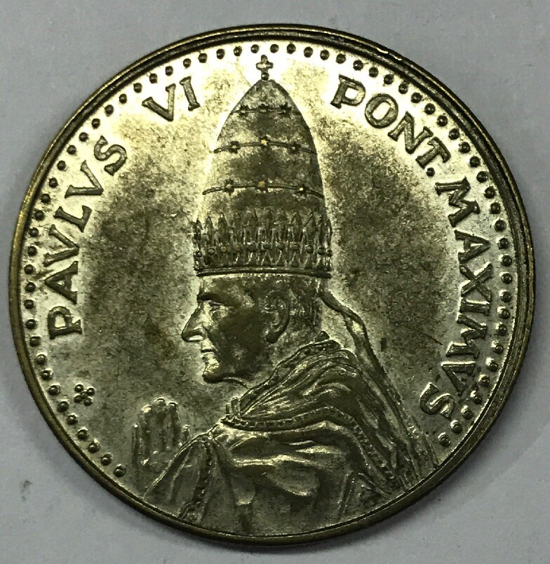 Pope Paul VI Token - Rome, Italy - The Vatican - Pavlvs VI Pont