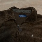 vintage Polo Ralph Lauren bomber Jacket winter Corduroy cotton mens brown size L