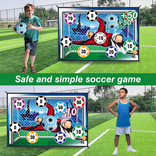 Soccer Ball Game Set for Kids and Adults, Indoor Outdoor Family Fun, Backyard... - Picture 9 of 9