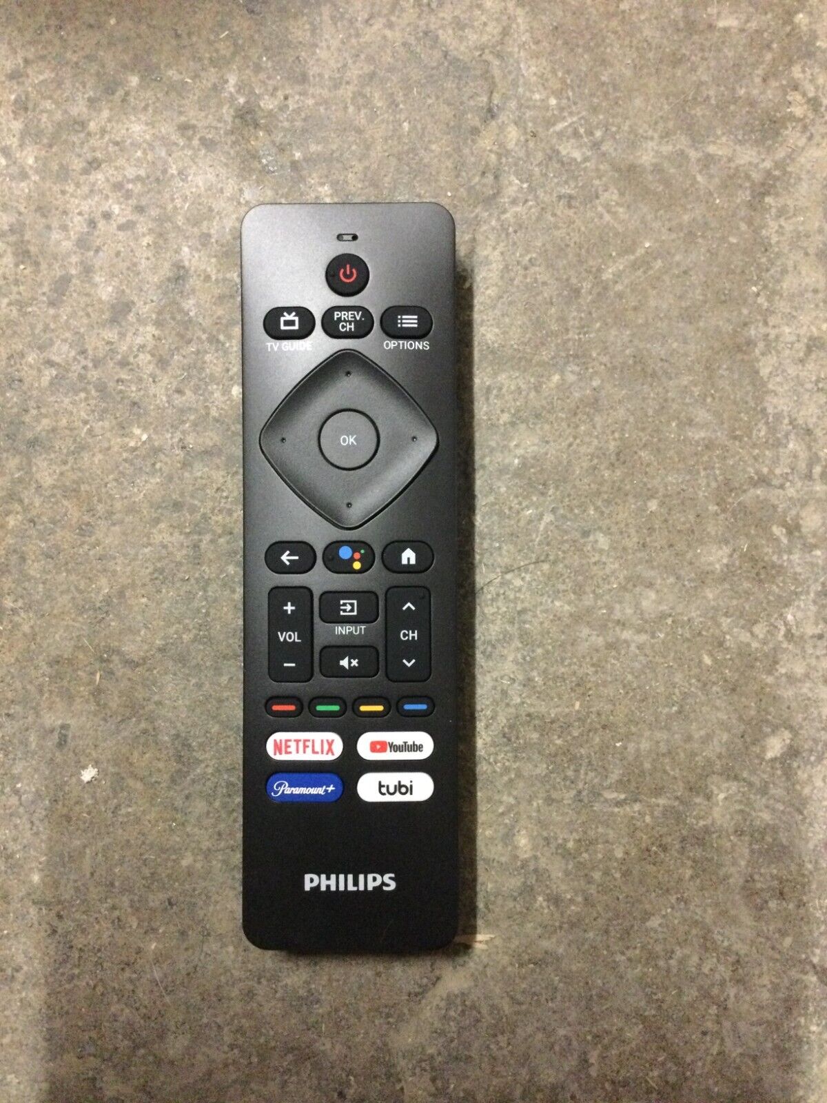 Original Philips S4X-RF439A Android TV Remote Netflix-Youtube-Paramount+-Tubi