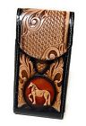 Western Leather Phone Case, Cowboy Rodeo Horse Cell Phone Case, Funda Vaquera