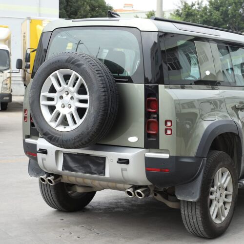 2PCS Silver Tailpipe Exhause Pipe fits for Land Rover Defender 130 2020-2025 - Picture 4 of 8