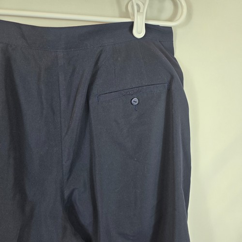 Liz Claiborne Golf Short Women's Size 12 Navy Blue Bermuda Coolmax Polyester NEW - Picture 11 of 13