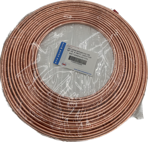 Copper Tubing Refrigeration Tube 1/4 OD X 100 FT ACR Copper Tubing - Picture 4 of 4