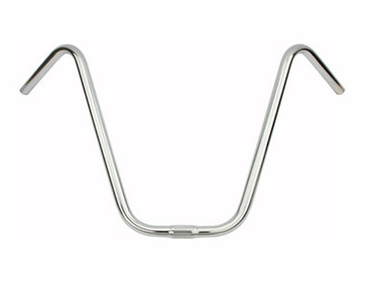 Beach Cruiser V-Lowrider Handlebar Width 25 1//4/" Rise 16/" claim 25.4mm Chrome
