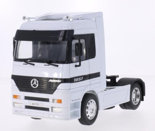 WELLY 1:32 MERCEDES-BENZ ACTROS CAB TRANSPORTER WHITE 32280 - Picture 2 of 2