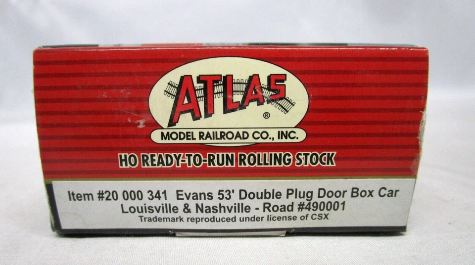 Atlas HO Scale L&N Louisville Nashville Evans 53' DPD Box Car #490001 NOS Sealed - Image 3 of 3