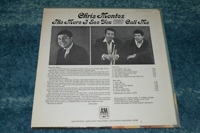 洋楽 Chris Montez The More I See You Call Me Chris Montez~The More I See You Call Me~1966 Latin Jazz