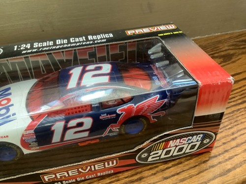 Racing Champions 2000 Preview NASCAR #12 Jeremy Mayfield -Mobil 1 Die Cast 1:24 - Picture 8 of 10