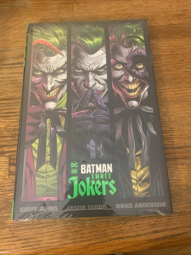 BATMAN THREE JOKERS Hardcover (MR) New Factory Sealed Geoff Johns Jason Fabok