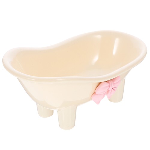 Jabonera organizadora decorativa con forma de bañera pequeña - Imagen 3 de 12