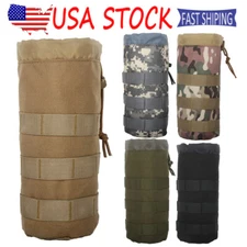 35oz Outdoor Tactical Molle Water Bottle Bag Military Hiking Belt Holder Pouch
