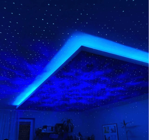 LED Scheinwerfer Galaxiensterne, Dekoleuchten Nebellicht - Bild 5 von 8