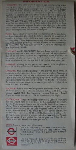 London Transport Central Area Bus Map 1976 Issue 2 - Picture 2 of 4