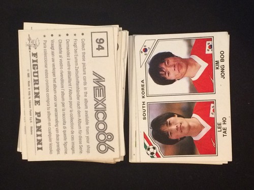 PANINI WC 86 (MEXICO 86) NEW STICKERS - NUM. 1 - 200 CHOOSE FROM THE LIST - Foto 100 di 217