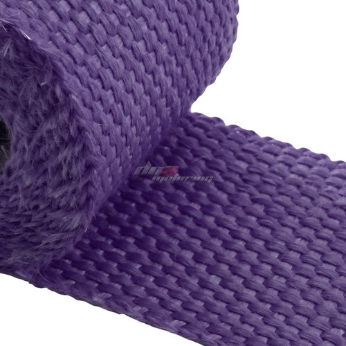 5FT/60"L 2"W HEADER EXHAUST TURBO INTAKE MANIFOLD PIPE PURPLE HEAT WRAP TAPE - Picture 2 of 2