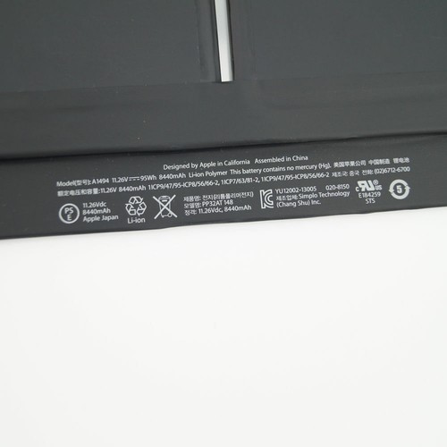 NEW 1494 Battery for Apple MacBook Pro 15" Retina A1494 A1398 Late 2013 Mid 2014 - Picture 3 of 9