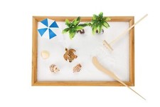 Japanese Zen Garden for Desk, Mini Small Beach Zen Garden Kit for Desk, Medit...