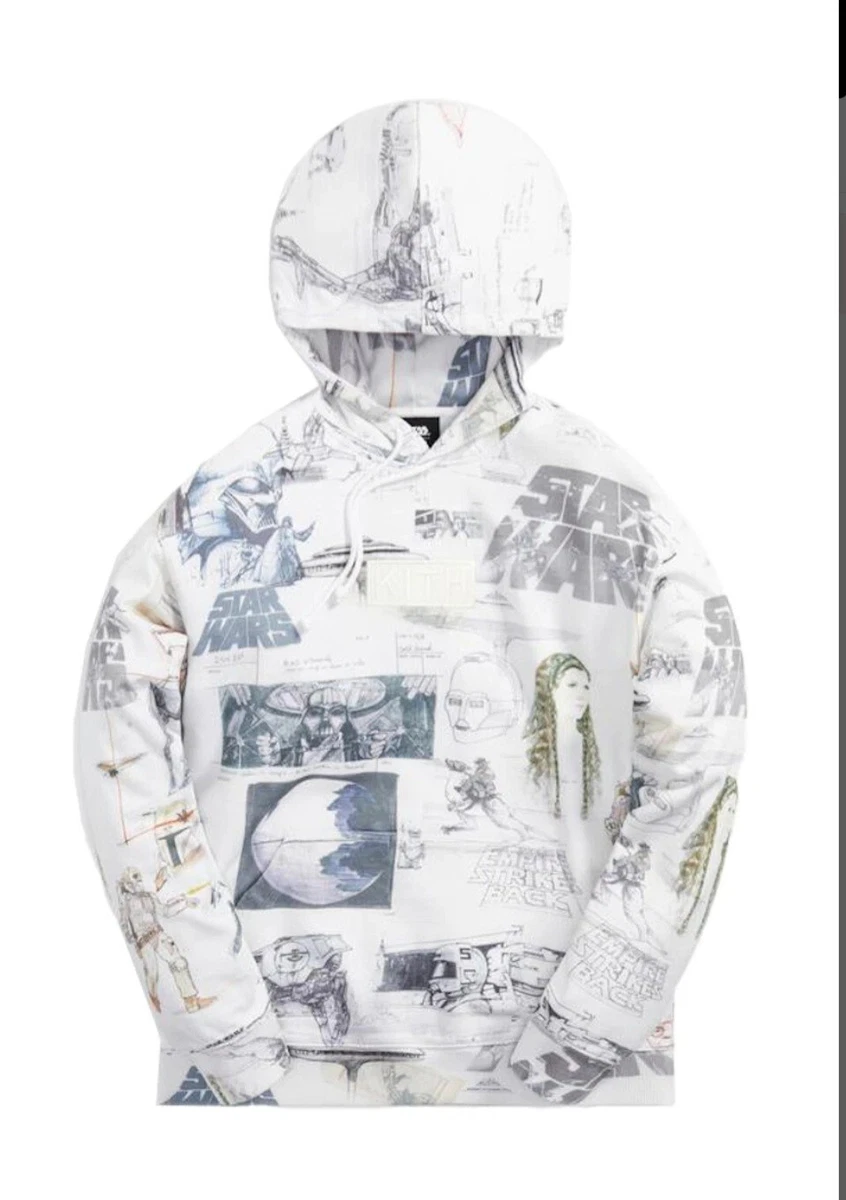 Kith Star Wars Sketches Hoodie Sz L